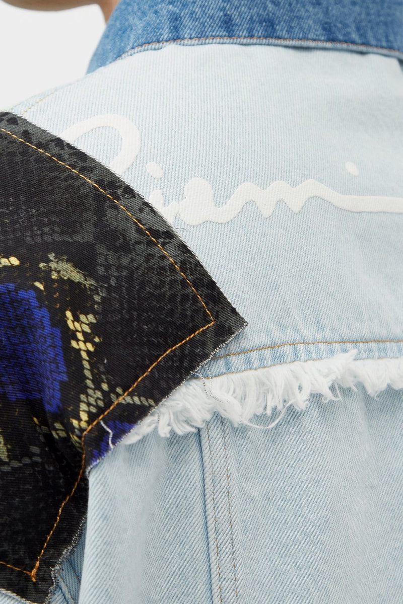 Versace Light Blue Patchwork Denim Jacket Info | Hypebeast