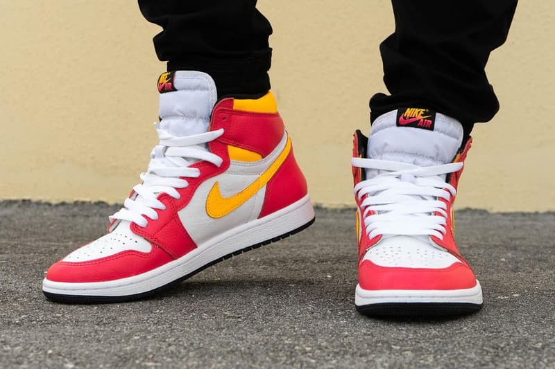 air jordan 1 light fusion red outfit