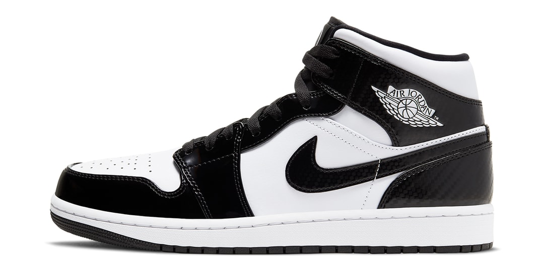 jordan 1 mid white black