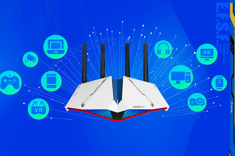 ASUS GUNDAM EDITION Gaming Routers | Hypebeast