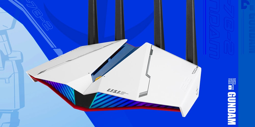 ASUS GUNDAM EDITION Gaming Routers | Hypebeast