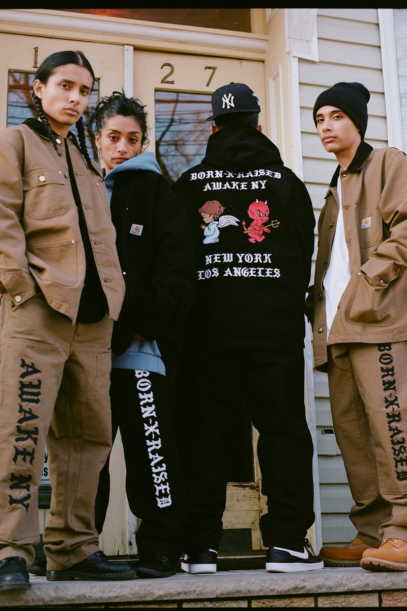 BORN X RAISED AWAKE NY CARHARTT セットアップ肩幅48cm