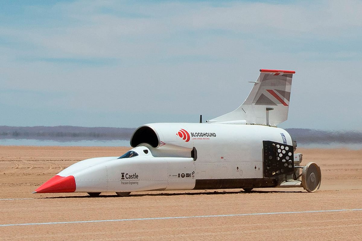 Bloodhound LSR Rocket Car Selling for $11m USD | Hypebeast