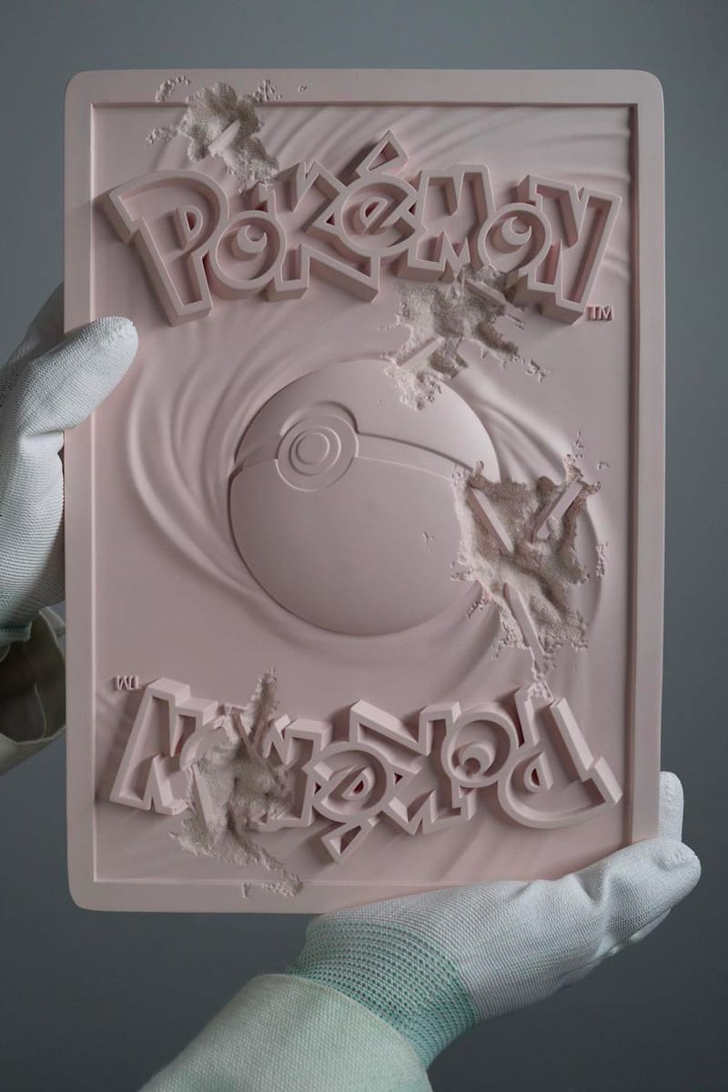 Daniel Arsham PINK CRYSTALIZED CHARIZARD CARD Release | Hypebeast