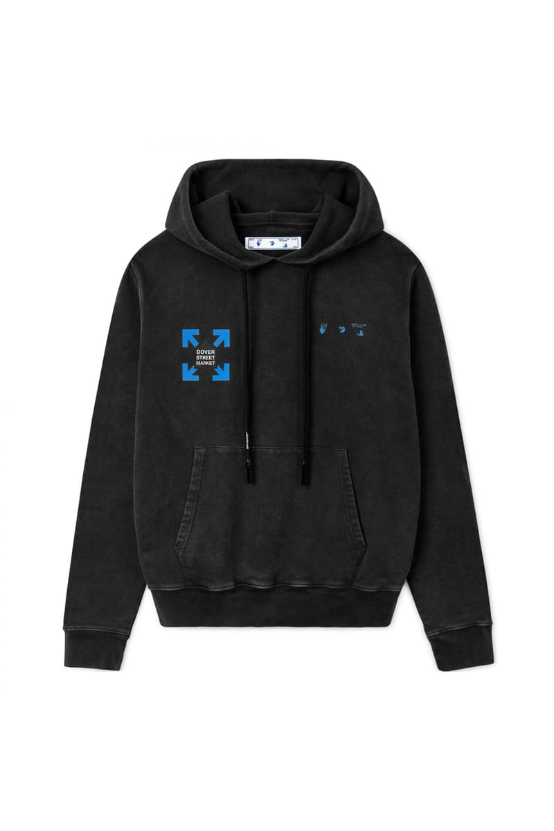Off white hoodie blue and pink online