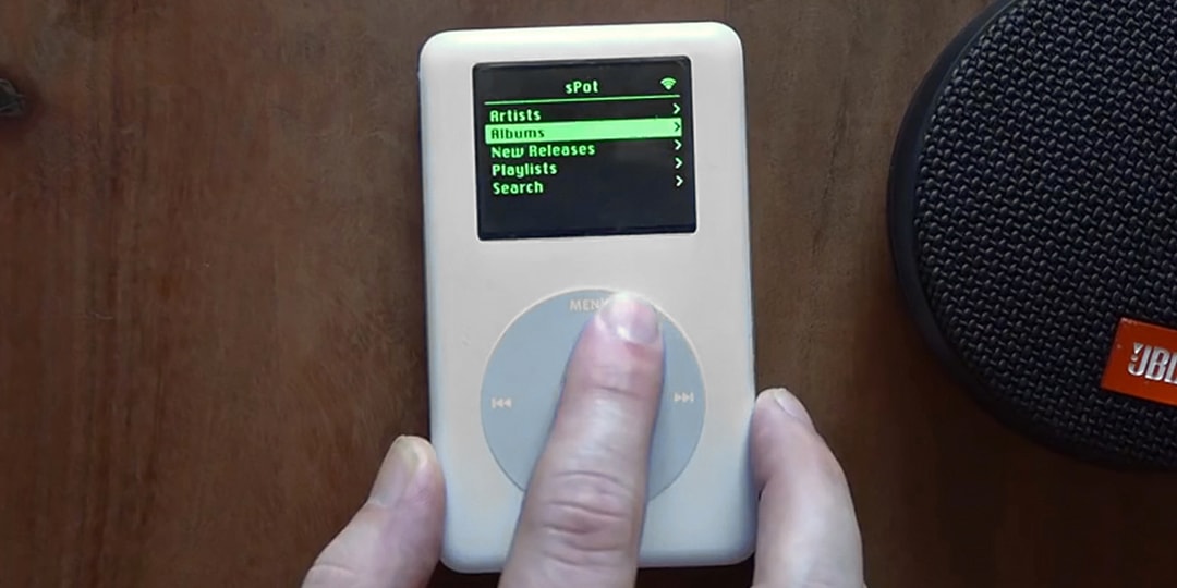 Ютубер модифицировал классический iPod для потоковой передачи музыки со Spotify