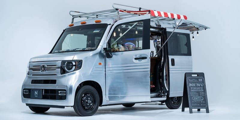 Honda s N Van Becomes Mobile Caf for Tokyo Auto Salon Hypebeast