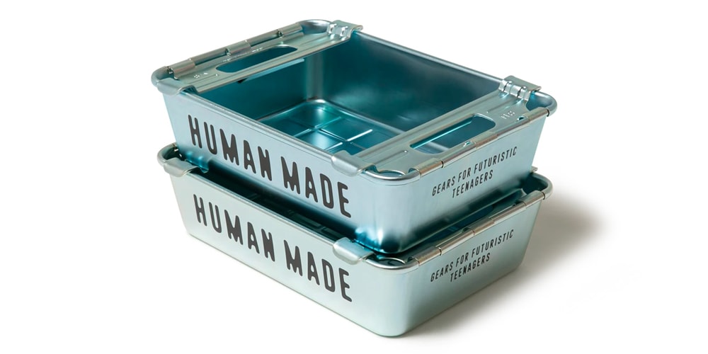 Стальные штабелируемые коробки HUMAN MADE — ретро-решение для хранения вещей