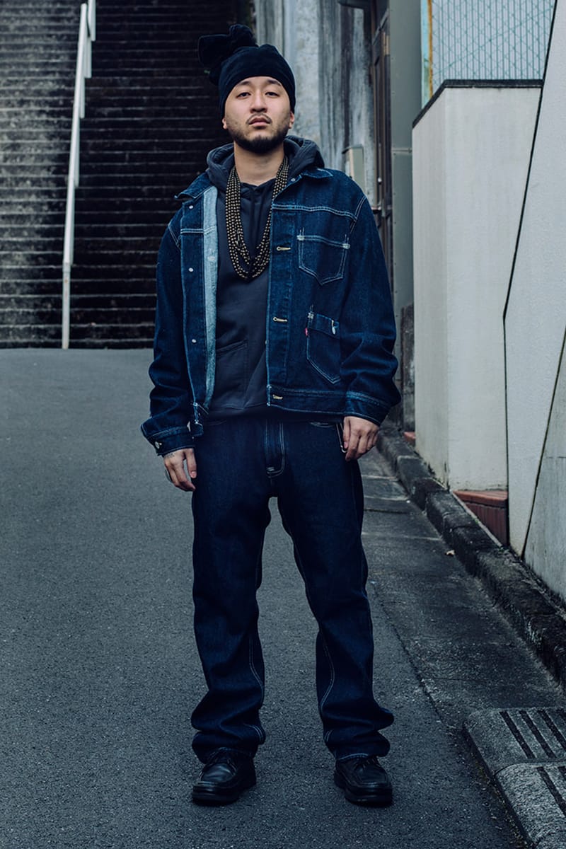 Hypebeast denim best sale jacket outfit