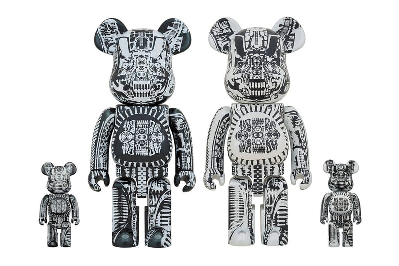 H.R. Giger x Medicom Toy BE@RBRICK 100% & 400% | Hypebeast