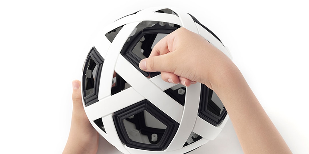 Nendo создает футбольный мяч, который вам никогда не придется надувать