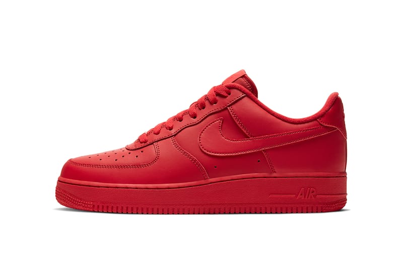 All red cheap high top nikes