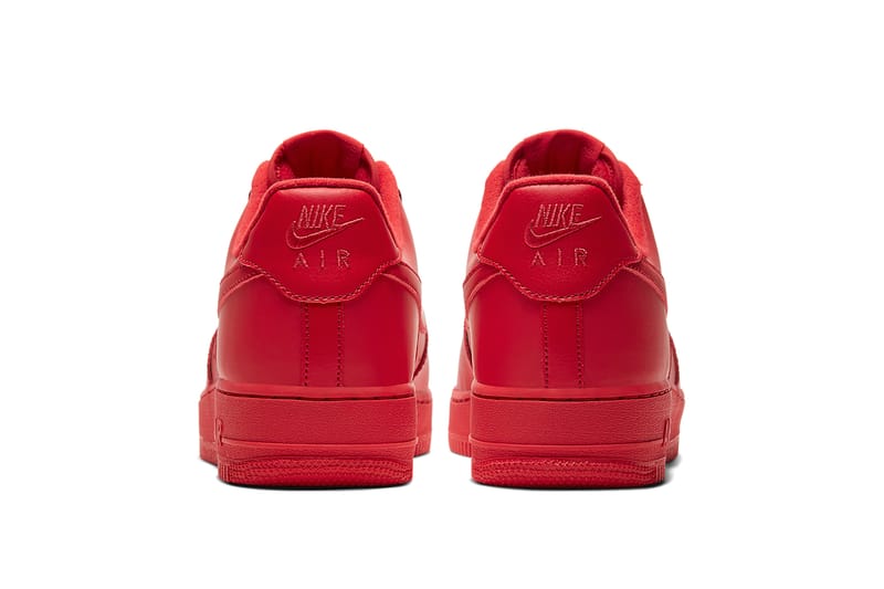 Nike Air Force 1 Low University Red Black CW6999 600 Hypebeast