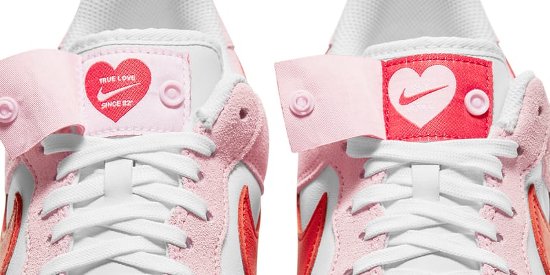 pink nike valentines