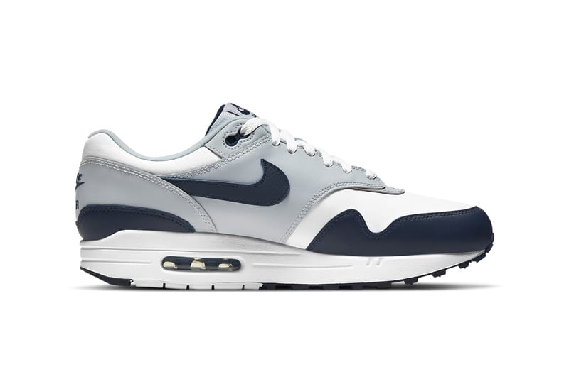 Nike air max 9 white and navy on sale blue