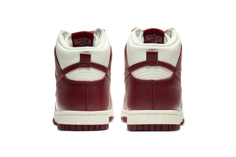 nike w dunk high team red