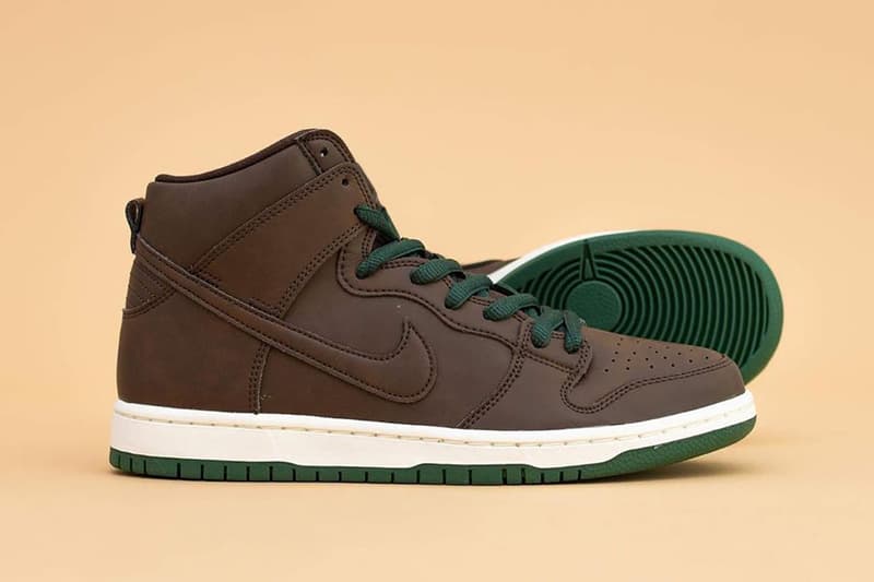 Nike SB Dunk High Baroque Brown Vegan Leather Release | HYPEBEAST