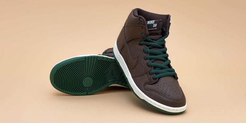 Nike SB Dunk High Baroque Brown Vegan Leather Release