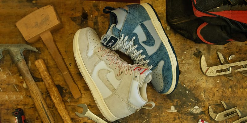 Notre Nike Dunk High Tan Blue CW3092-100 CW3092-400 Info