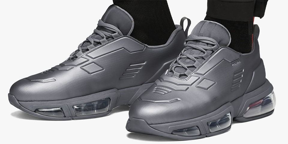 prada collision technical fabric sneakers