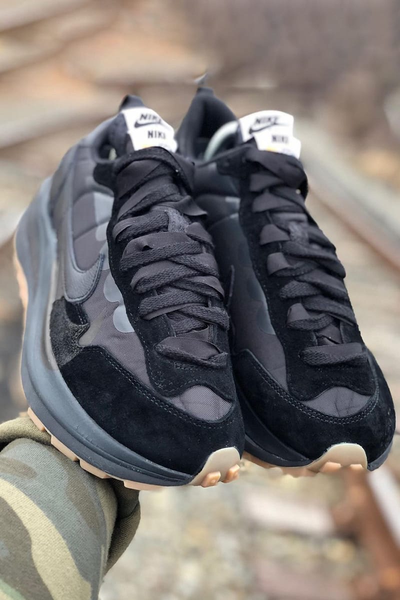 sacai × Nike Vapor Waffle "Black Gum"