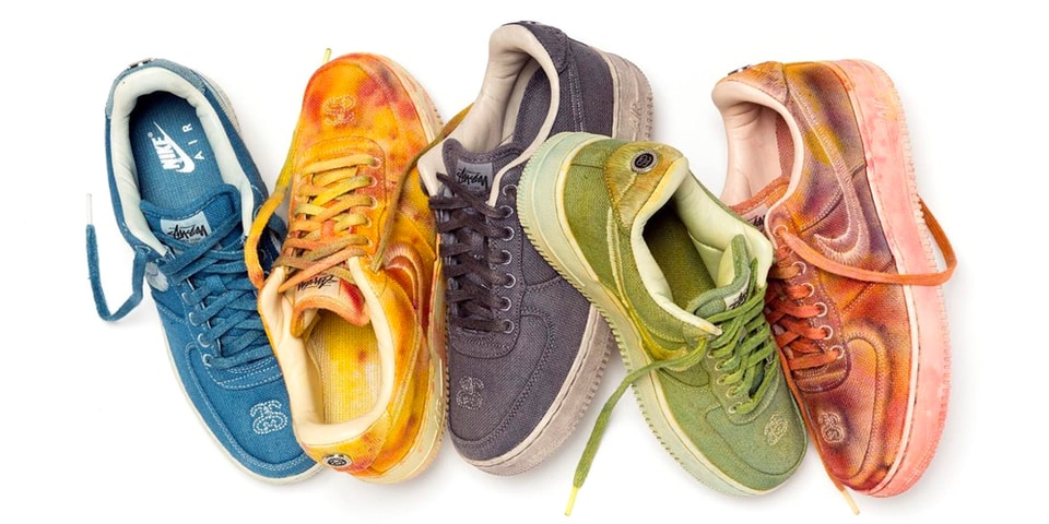 stussy air force 1 dyed