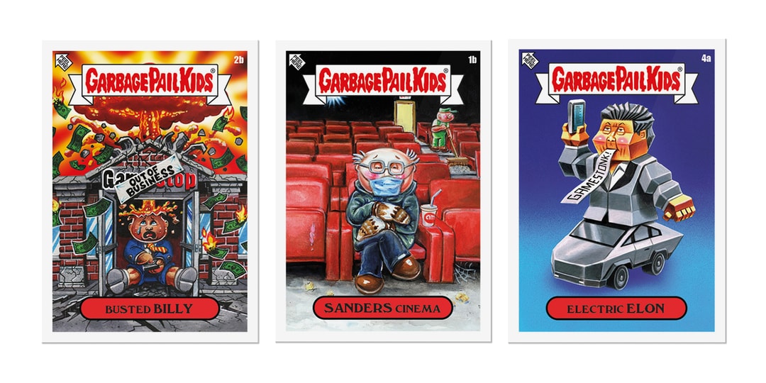 Topps выпускает набор карточек «Gamestonk» на тему мемов «Garbage Pail Kids»