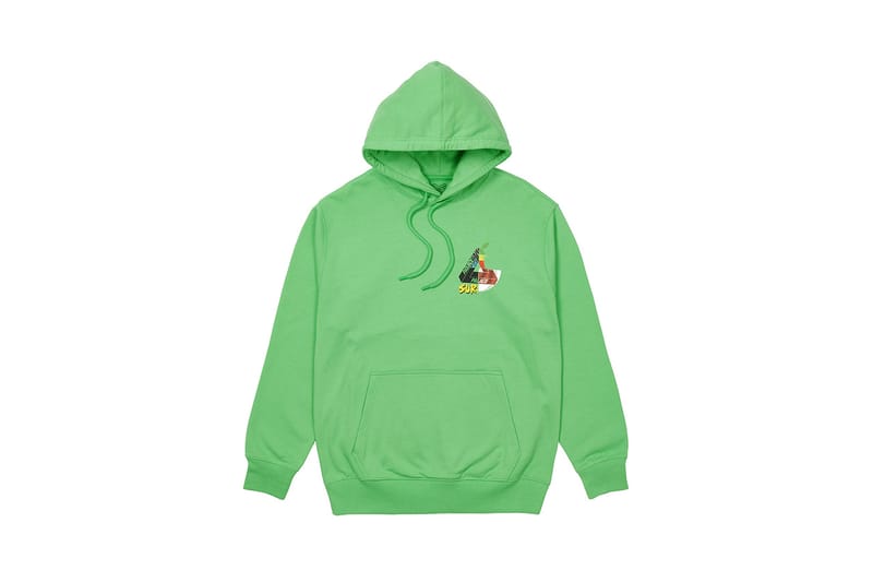 Palace 2024 hoodie green