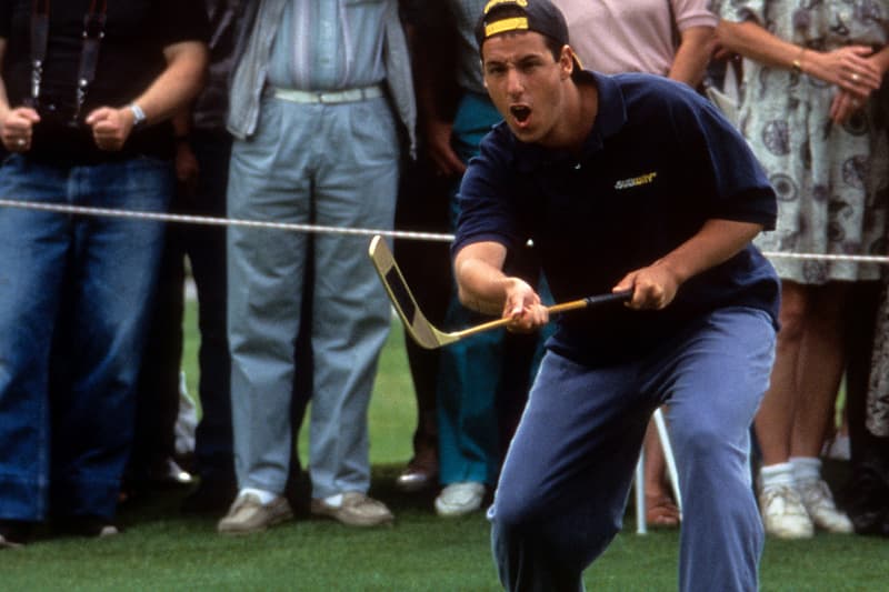 Adam Sandler Crushes Golf Ball To Celebrate 25thAnniversary of 'Happy