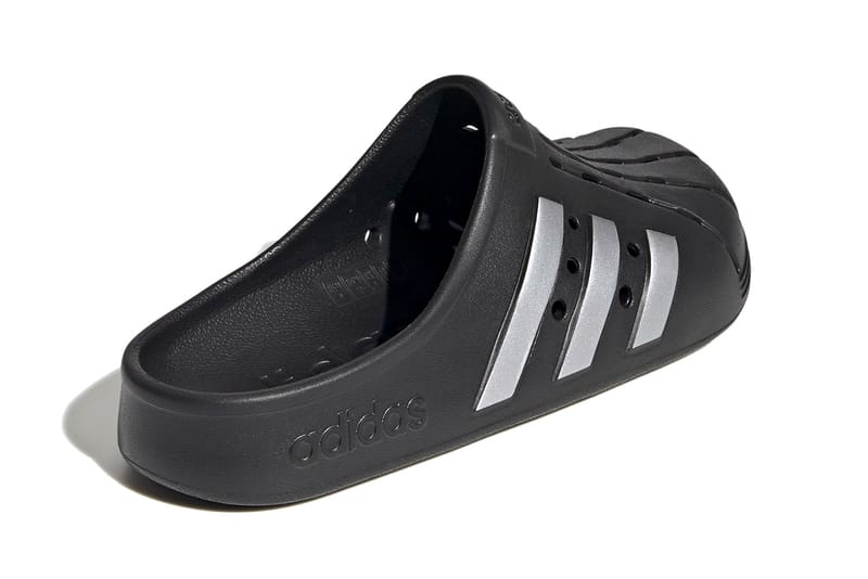 adidas Originals' adilette Clogs Drop In Black | Hypebeast