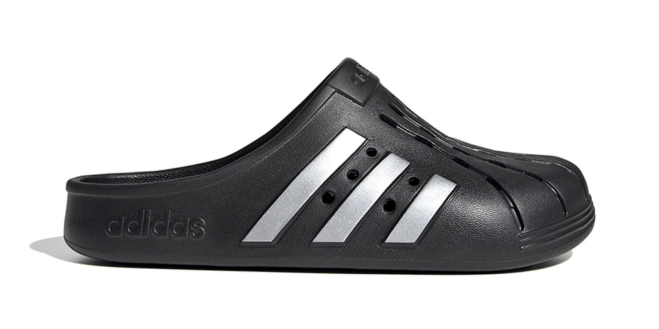 adidas Originals' adilette Clogs Drop In Black | Hypebeast