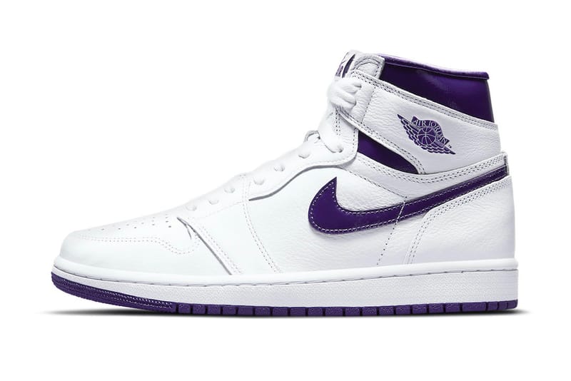 Purple store jordans 1