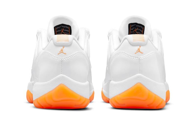 Orange and best sale white low 11s