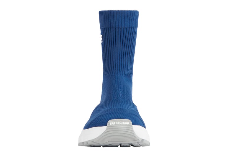 Balenciaga hot sale socks blue