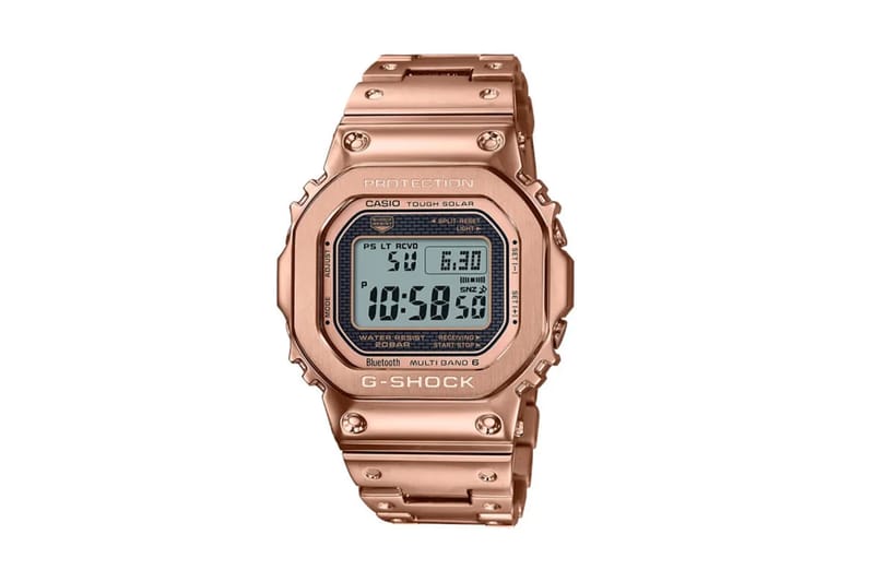 G shock black hot sale and rose gold