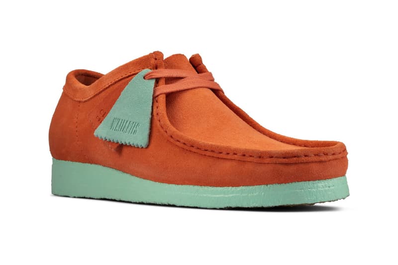 clarks originals wallabee bape coral combi
