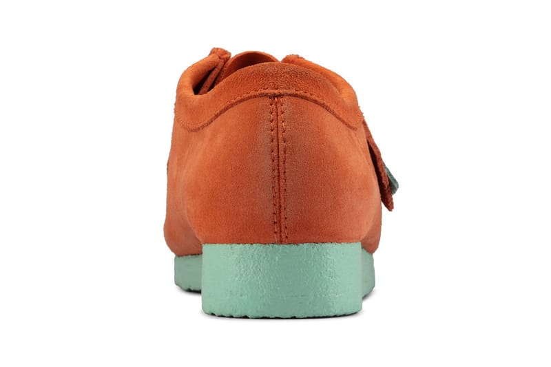 Coral on sale suede clarks