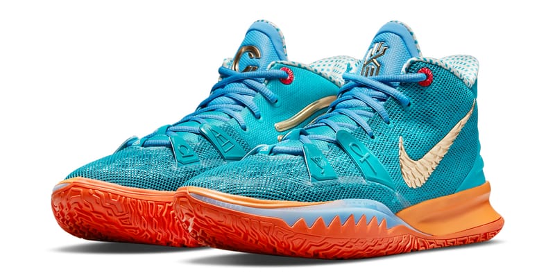 Kyrie 5 2024 blue and orange