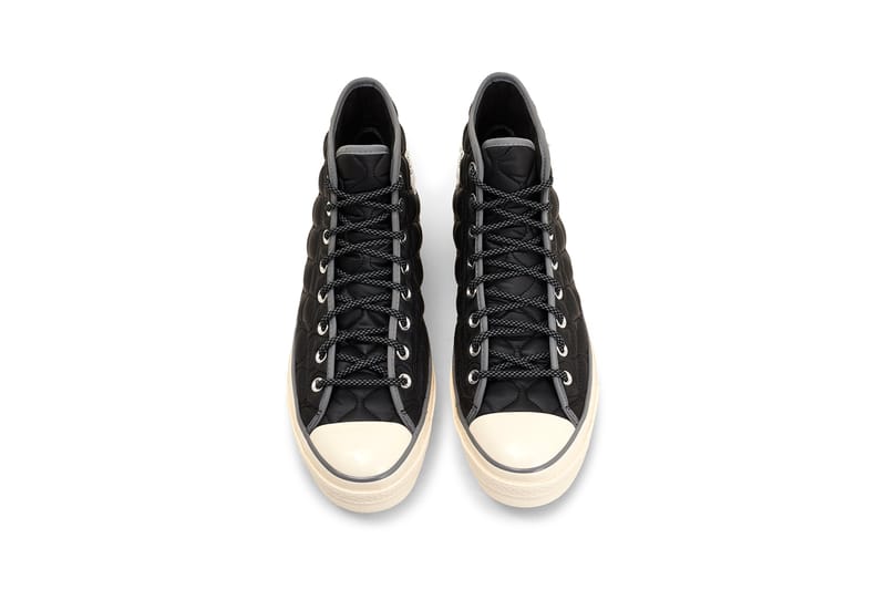 Converse leather quilted sale