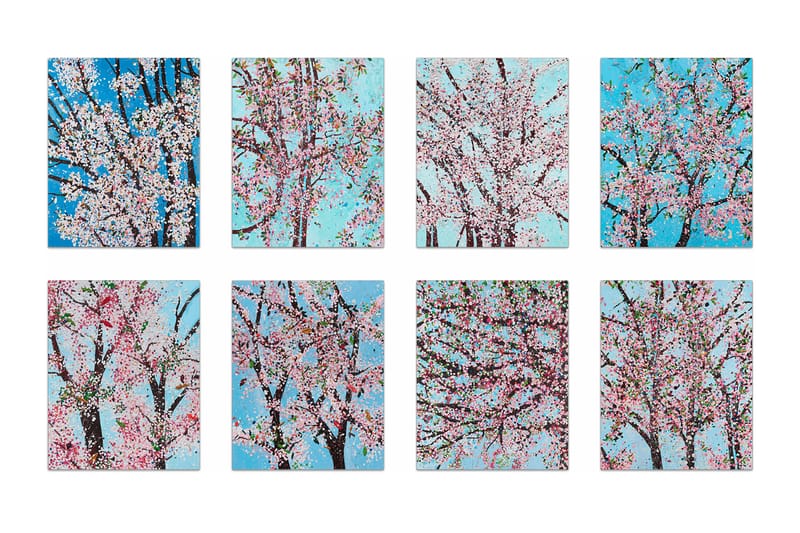 Damien Hirst Cherry Blossom Prints with HENI | Hypebeast