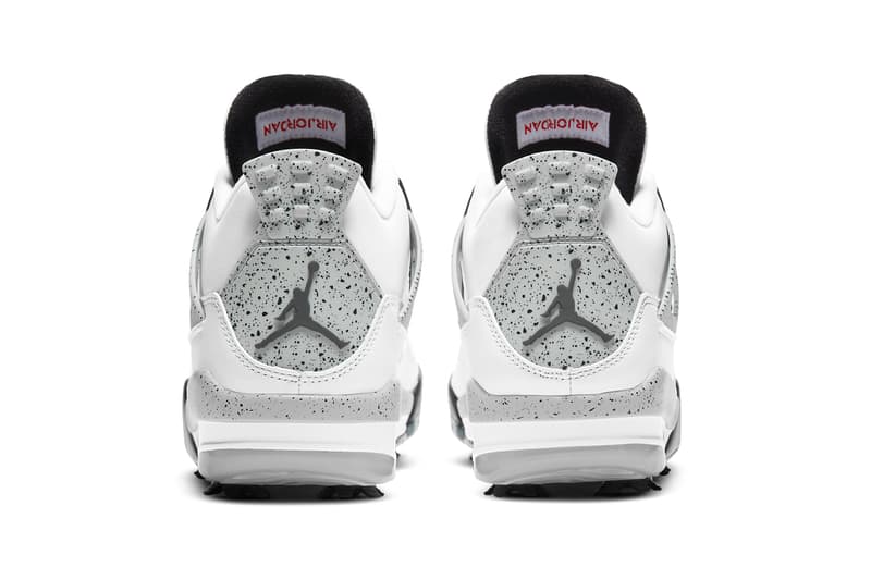 The Air Jordan 4 Golf Surfaces in White Cement | Hypebeast