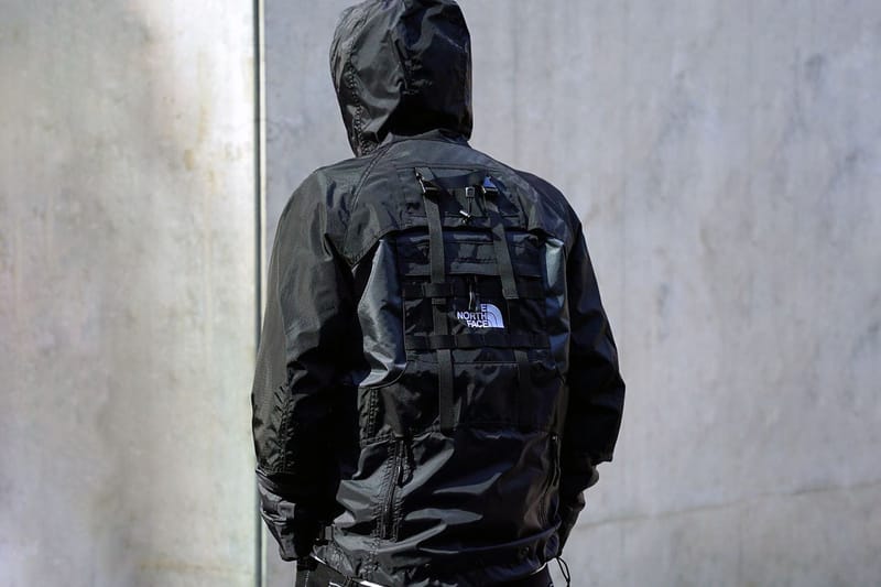 The north face shop jacket with backpack