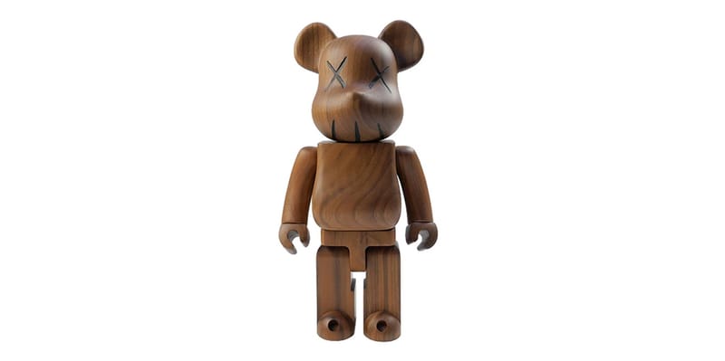 Kaws sales wood bearbrick