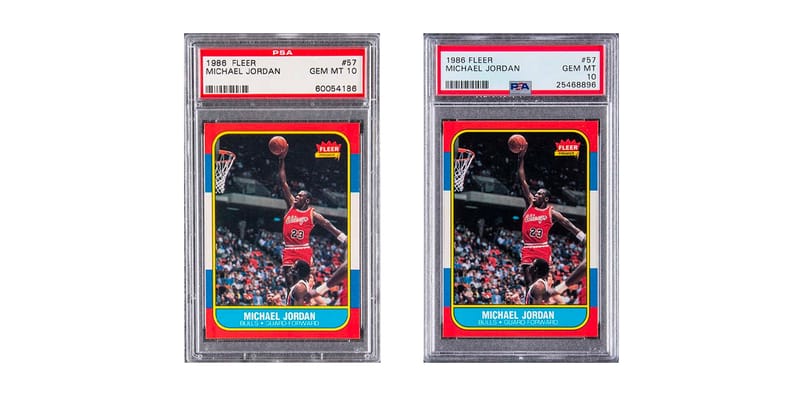 Michael Jordan fashion Rookie card