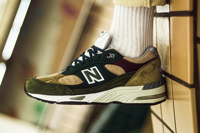 New balance 2025 green and brown