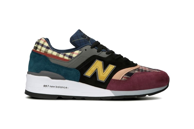 New balance sale plaid sneakers