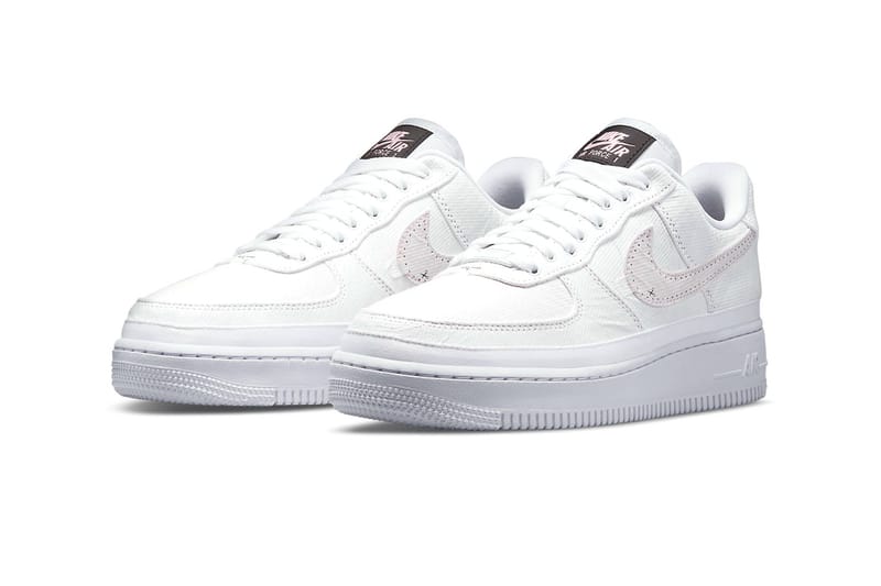 Air force 1 lv8 diy trainer white / pink / clearance blue