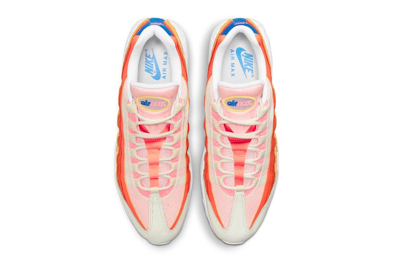 Air max 95 2024 blue orange pink