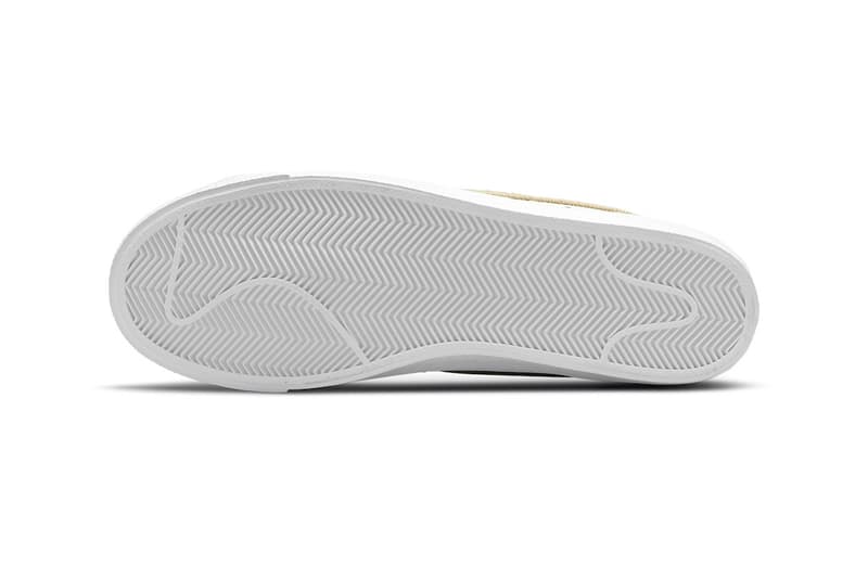 cream nike blazers