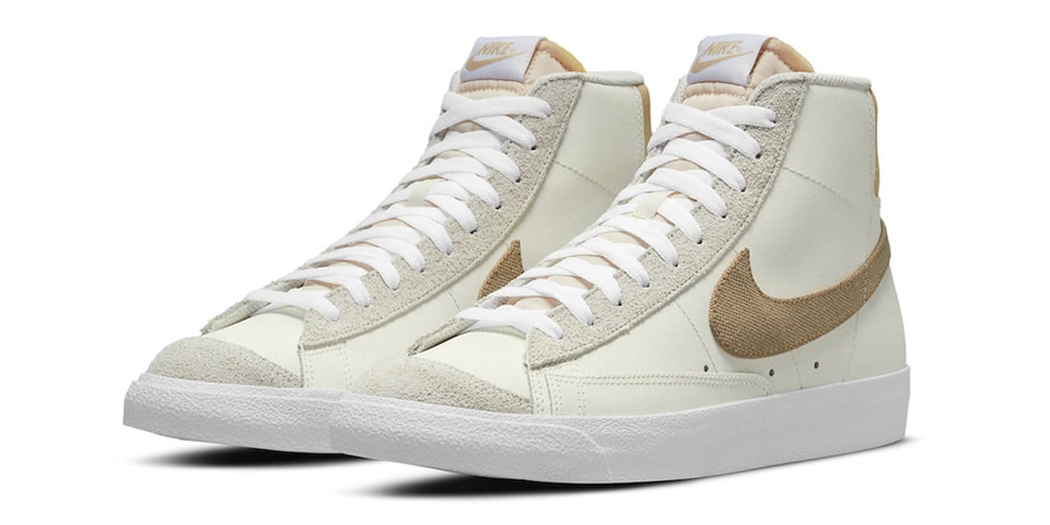 nike blazer cream